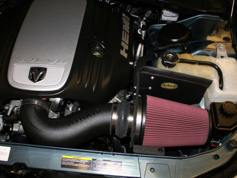 Airaid 06-10 Charger / 05-08 Magnum 5.7/6.1L Hemi CAD Intake System w/ Tube (Dry / Red Media)-thumbmail-4