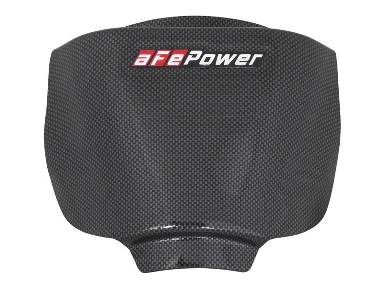 aFe MagnumFORCE Intake Rain Shield 15-16 Dodge Challenger SRT Hellcat 6.2L V8 (sc) - Carbon Finish-thumbmail-5