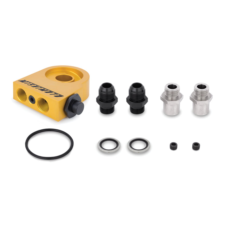 Mishimoto Universal Thermostatic Oil Cooler Kit 16-Row Silver-thumbmail-4