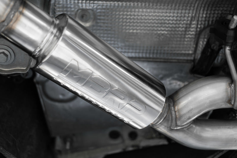 MBRP 18-21 Audi S5 Coupe/S4 Sedan T304 SS 2.5in Cat-Back Quad Rear Exit Exhaust - Carbon Fiber Tips-thumbmail-3