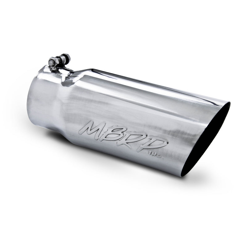 MBRP Universal Tip 5 O.D. Angled Single Walled 4 inlet 12 length-thumbmail-3