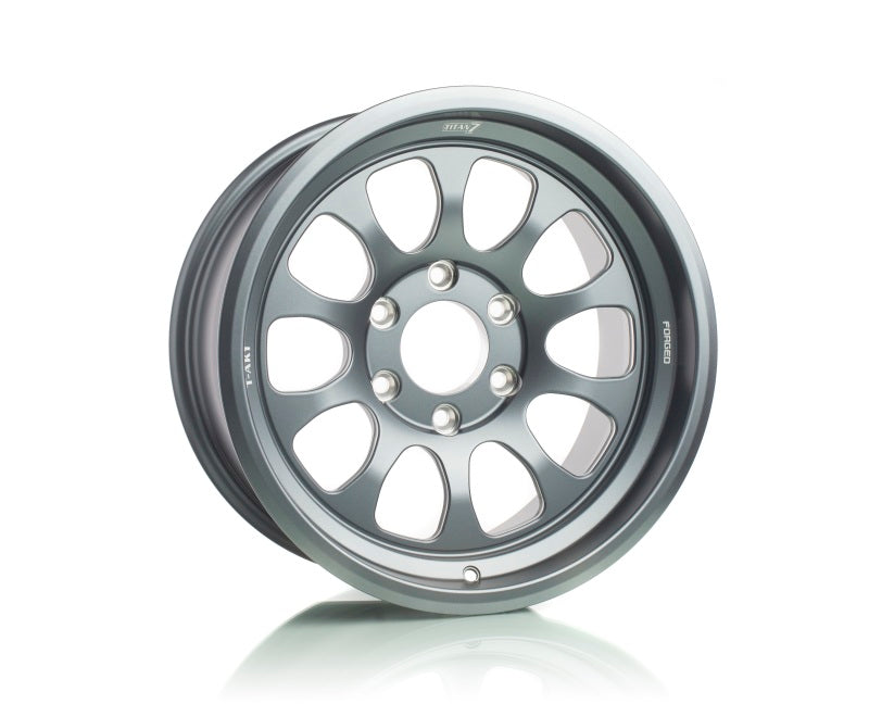 Titan 7 T-AK1 17x8.5 6x139.7 -8 Offset / 106.3 CB Satin Titanium Wheel (Dropship ONLY)-thumbmail-13