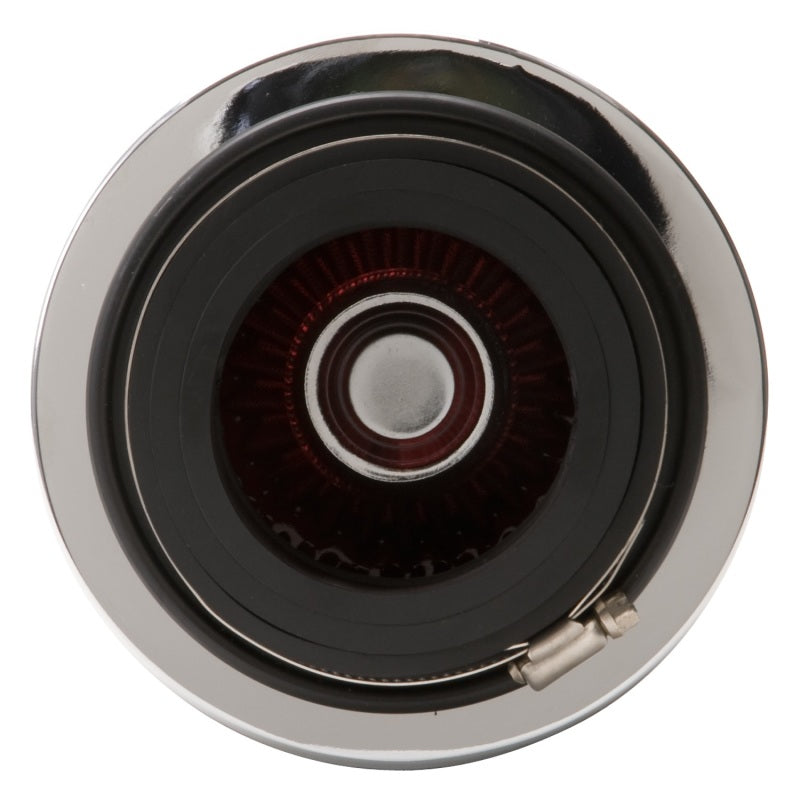 Edelbrock Air Filter Pro-Flo Series Conical 3 7In Tall Red/Chrome-thumbmail-12