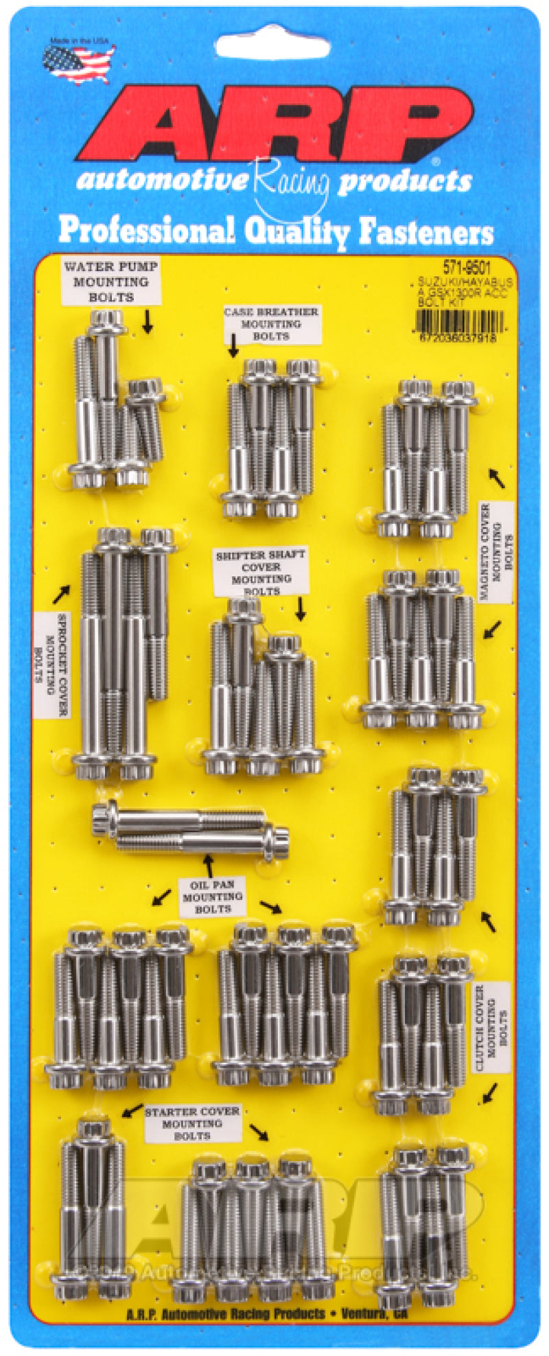 ARP Suzuki/Hayabusa GSX1300R SS 12pt Accessory Bolt Kit-thumbmail-1