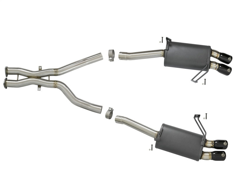aFe MACH Force-Xp 2-1/2in 304 SS Cat-Back Exhaust w/ Black Tips 05-08 BMW Z4 M Coupe (E86) L6 3.2L-thumbmail-11