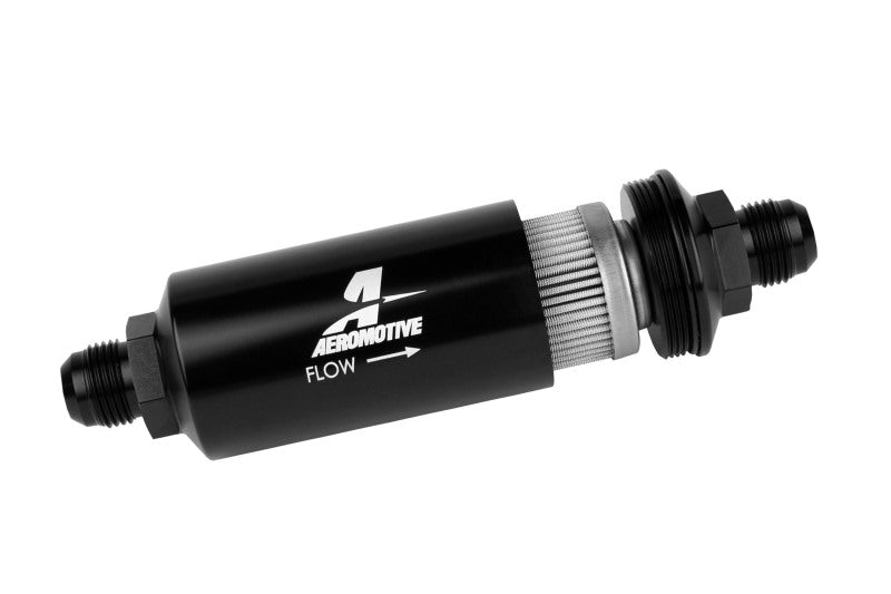 Aeromotive In-Line Filter - (AN -10 Male) 40 Micron Stainless Mesh Element Bright Dip Black Finish-thumbmail-4