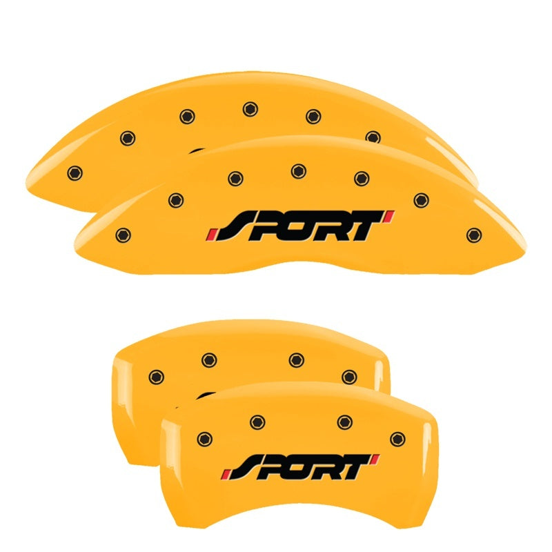 MGP 4 Caliper Covers Engraved Front & Rear MGP Yellow finish black ch-thumbmail-2
