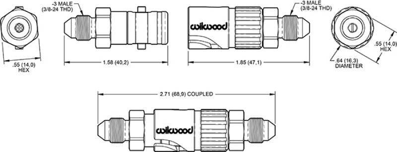 Wilwood Quick Disconnect Kit -3 AN-thumbmail-2
