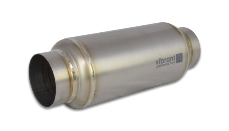Vibrant Titanium Resonator 2.5in. Inlet / 2.5in. Outlet x 12in. Long-thumbmail-2