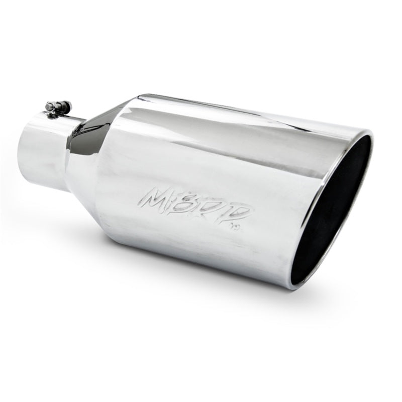 MBRP Universal Tip 8in O.D. Rolled End 4in inlet 18in length T304-thumbmail-3