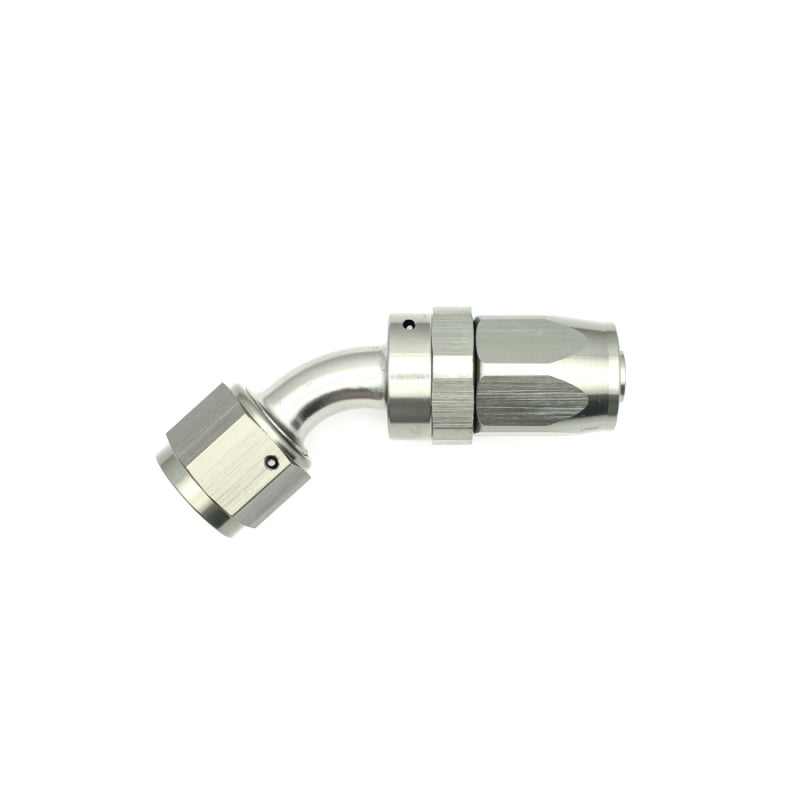 DeatschWerks 8AN Female Swivel 45-Degree Hose End CPE - Anodized Matte Black-thumbmail-2
