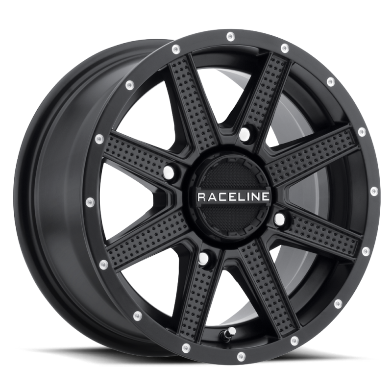 Raceline A92B Hostage 14x7in / 4x110 BP / 10mm Offset / 83.8mm Bore - Satin Black Wheel-thumbmail-1
