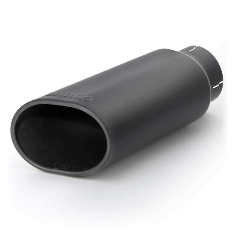 Banks Power Tailpipe Tip Kit - SS Obround Slash Cut - Black - 3.5in Tube - 4.38in X 5.25in X 13.38in-thumbmail-3