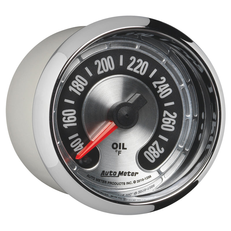 Autometer American Muscle 2-1/16in Full Sweep Electric Digital Stepper 140-280 Deg F Oil Temp Gauge-thumbmail-10