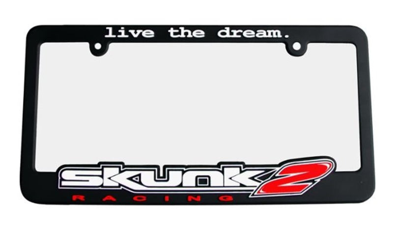 Skunk2 Live The Dream License Plate Frame-thumbmail-2