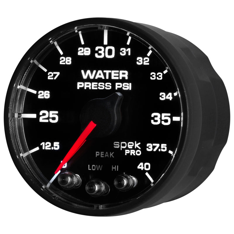 Autometer Spek-Pro - Nascar 2-1/16in Water Press 0- 40 psi Bfb-thumbmail-5
