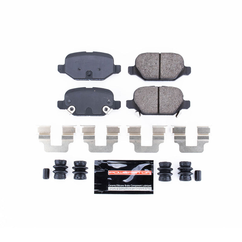 Power Stop 13-17 Fiat 500 Rear Z23 Evolution Sport Brake Pads w/Hardware-thumbmail-2