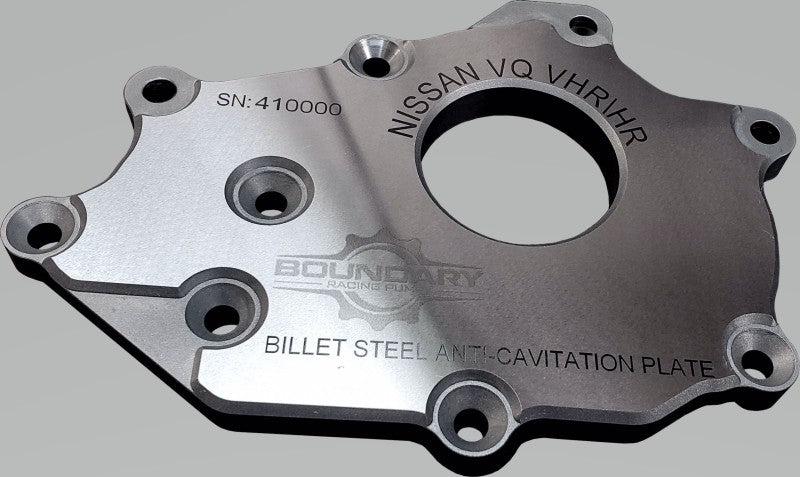 Boundary Nissan VQ 3.5L/3.7L VHR Billet Back Plate-thumbmail-2
