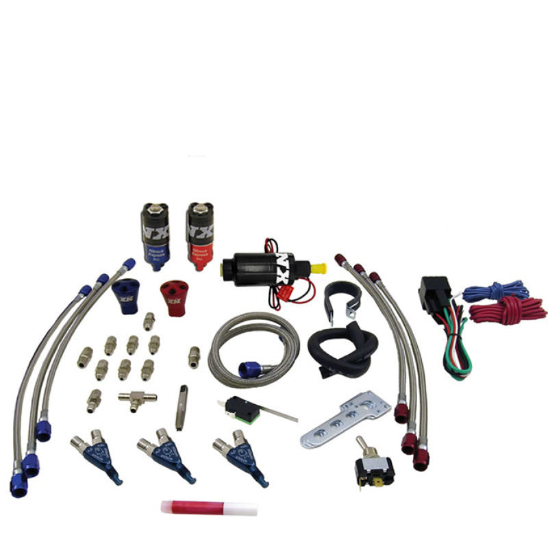 Nitrous Express Three Cyl Piranha Nitrous Kit w/o Bottle-thumbmail-2