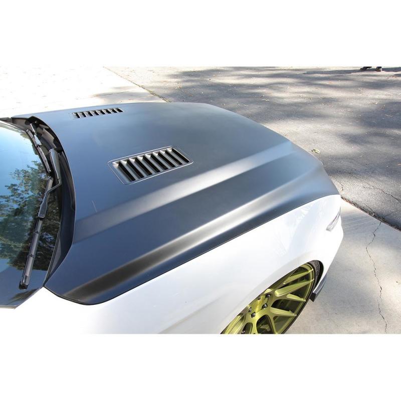 Anderson Composites 2015-2017 Ford Mustang (Excl. GT350/GT350R) Super Snake Style Hood Fiberglass-thumbmail-6
