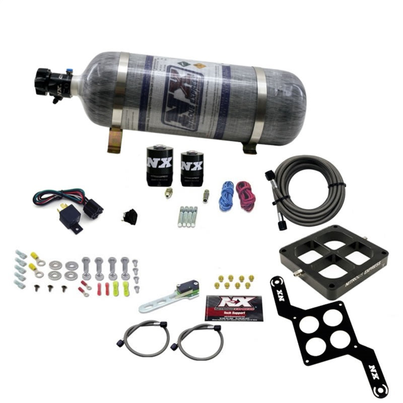 Nitrous Express Dominator Single Entry Crossbar RNC Nitrous Kit (250-750HP) w/Composite Bottle-thumbmail-2