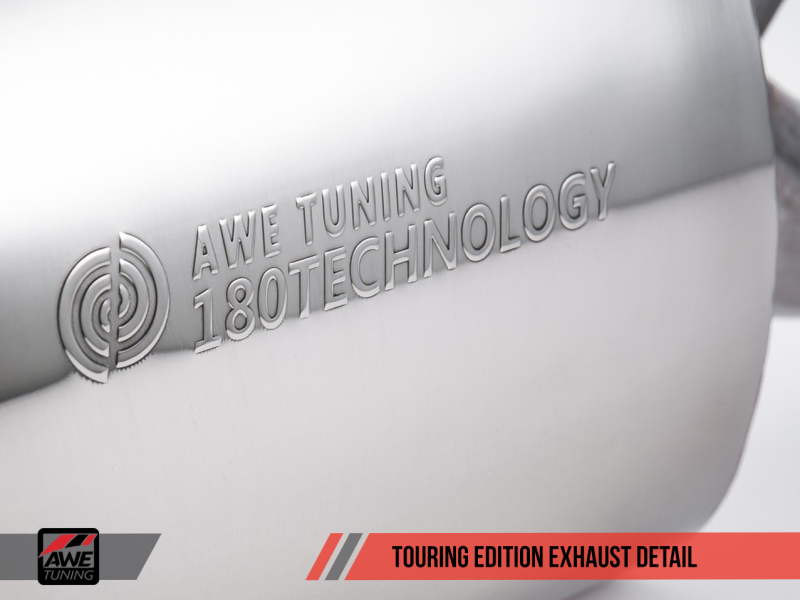 AWE Tuning Mk6 GLI 2.0T - Mk6 Jetta 1.8T Touring Edition Exhaust - Diamond Black Tips-thumbmail-4