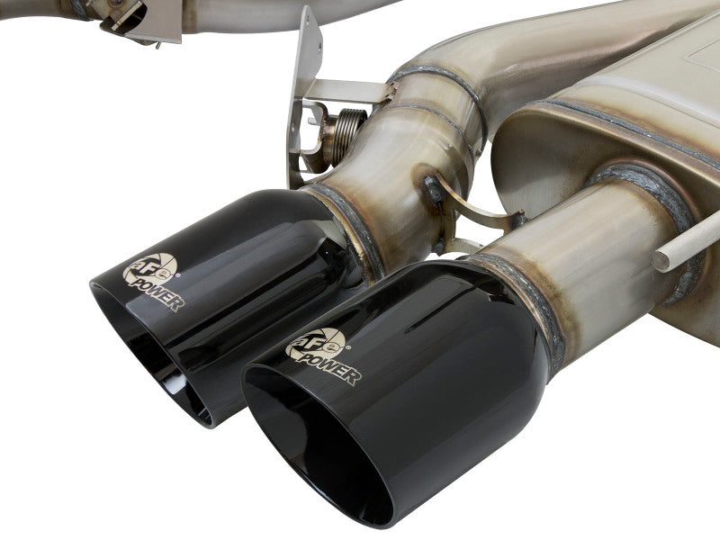 aFe MACHForce XP 3in 304SS Cat Back Exhaust s/ Black Tips 16-17 Cadillac ATS-V V6-3.6L (tt)-thumbmail-8