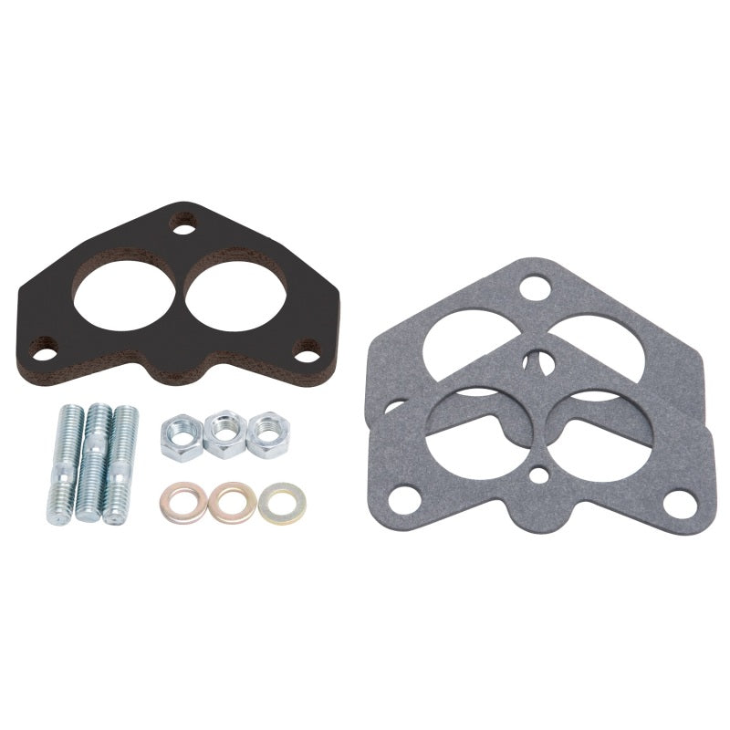 Edelbrock Carb Spacer Kit 3-Bolt 94 Series Carburetor Black Laminate Fiber-thumbmail-3