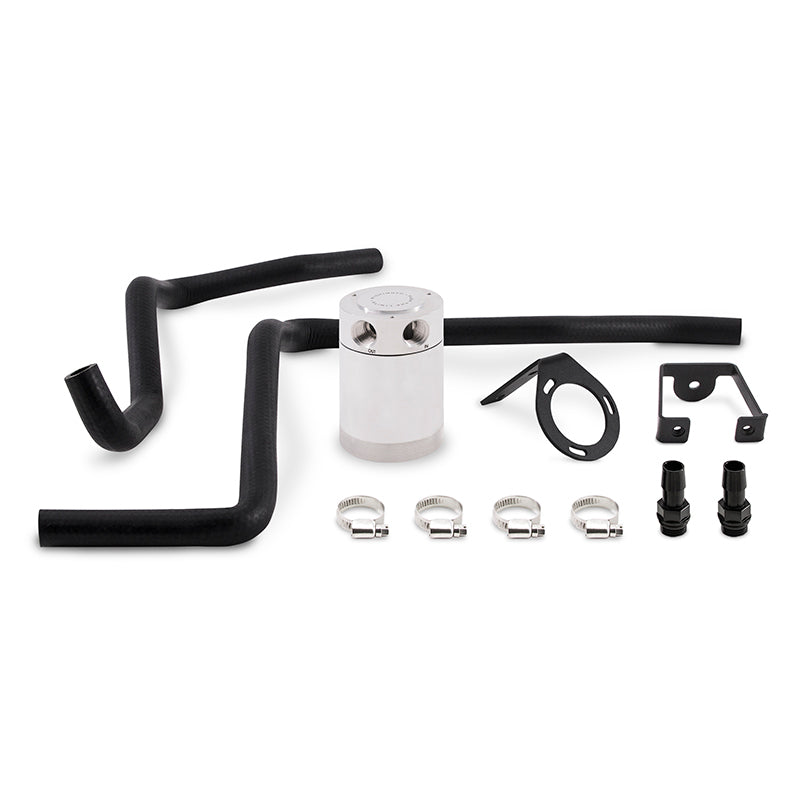 Mishimoto 12-14 Dodge Charger / 12-14 Chrysler 300C 6.4L Direct Fit Oil Catch Can Kit - Polished-thumbmail-3