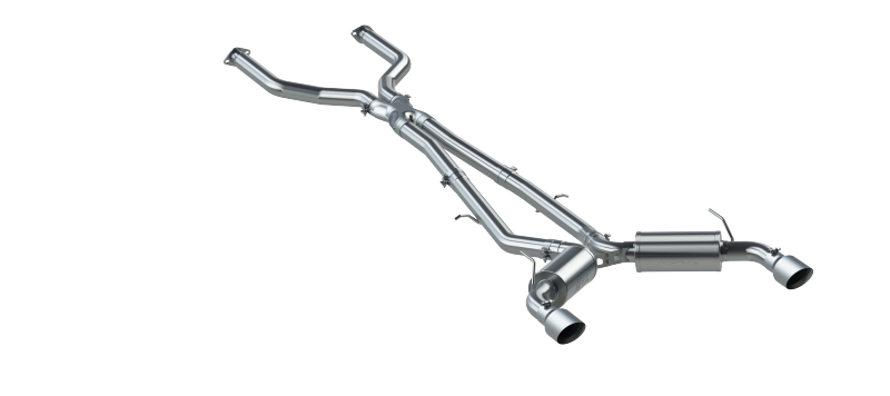 MBRP 16-22 Infiniti Q50 3.0L FWD/AWD 3in Cat Back w/ 4.5in OD Tips - T304-thumbmail-2