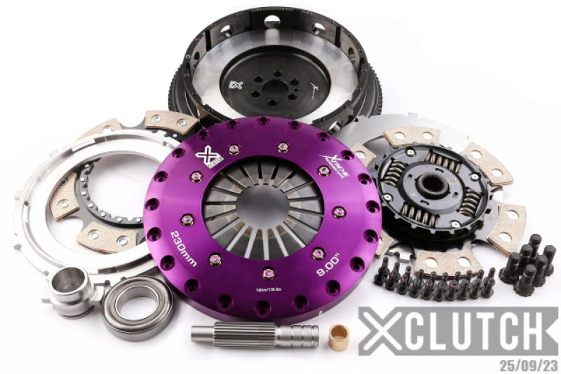 XClutch 89-94 Nissan Skyline GT-R 2.6L 9in Twin Sprung Ceramic Clutch Kit-thumbmail-1