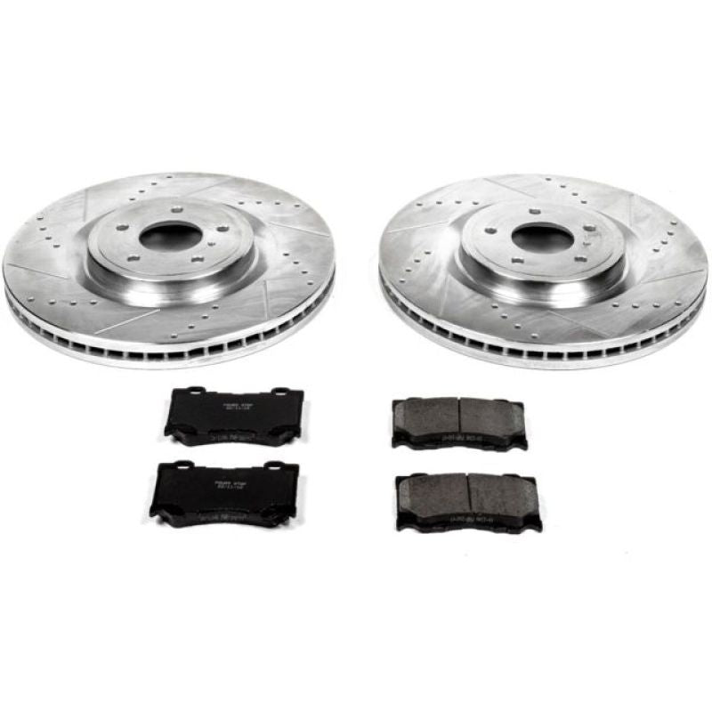 Power Stop 09-13 Infiniti FX50 Front Z23 Evolution Sport Brake Kit-thumbmail-1