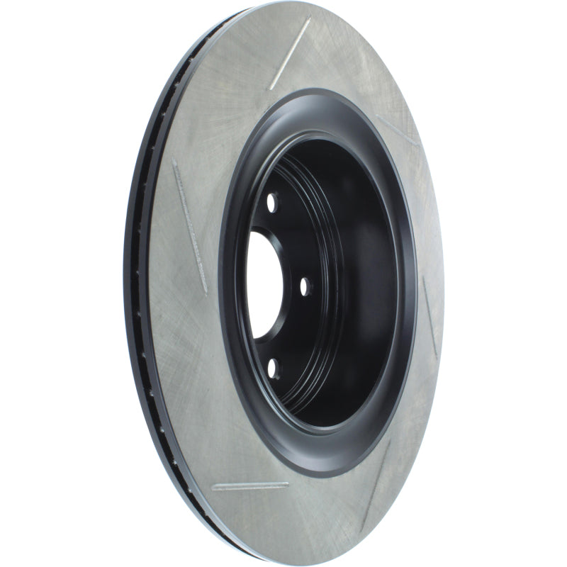 StopTech Power Slot 07-08 Infiniti G35 2WD Sport Sedan / 08-09 G37 SportStop Slotted Rear Left Roto-thumbmail-3