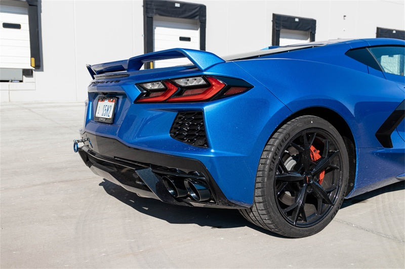 Corsa 2020 Corvette C8 3in Valved Cat-Back 4.5in Pol Quad Tips - Fits Factory Perf Exhaust w/ AFM-thumbmail-3