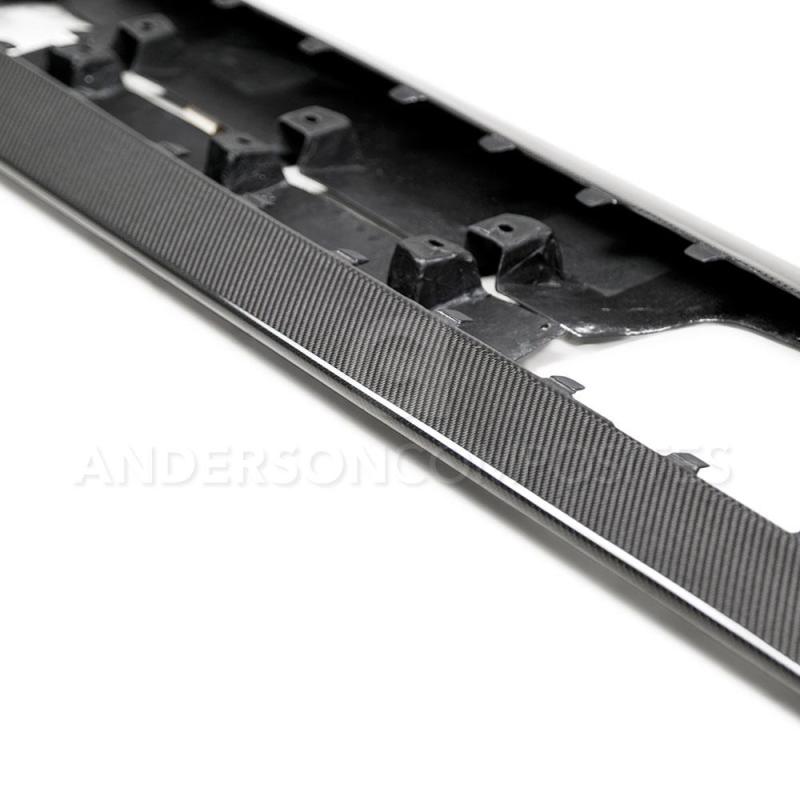 Anderson Composites 2020 Ford Mustang Shelby GT500 Carbon Fiber Rocker Panel Splitters-thumbmail-5