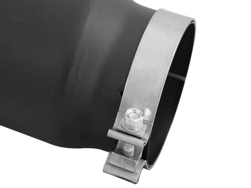 aFe Diesel Exhaust Tip Bolt On Black 5in Inlet x 6in Outlet x 12in Long-thumbmail-7
