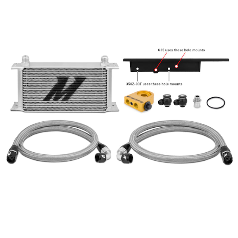 Mishimoto 03-09 Nissan 350Z / 03-07 Infiniti G35 (Coupe Only) Oil Cooler Kit - Thermostatic-thumbmail-13