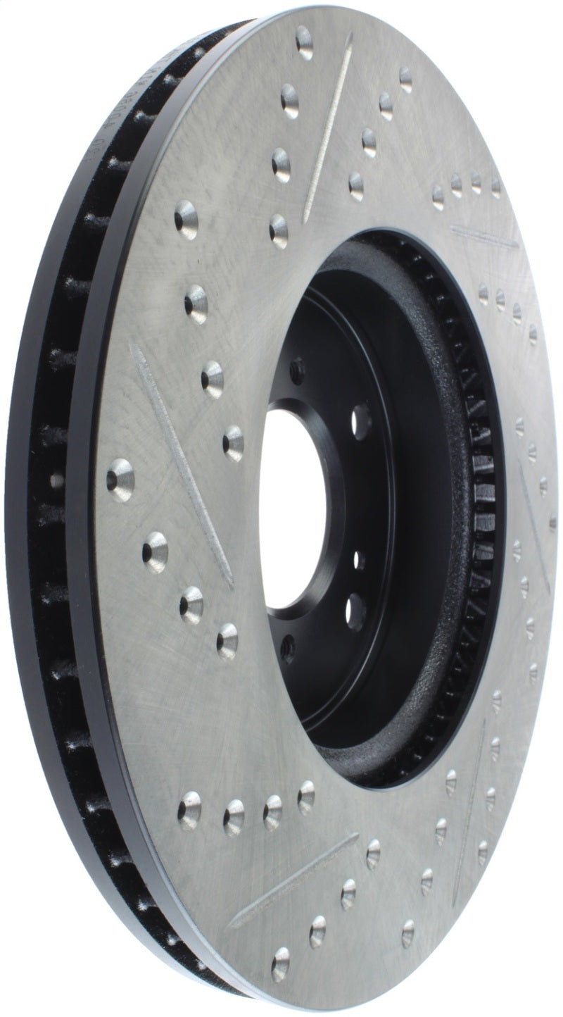 StopTech Slotted & Drilled Sport Brake Rotor Front Left 13 Honda Accord Sport-thumbmail-11