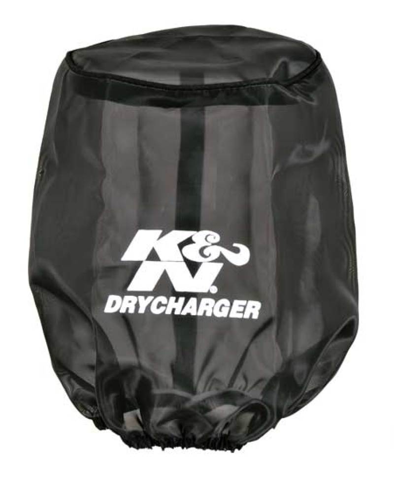 K&N Drycharger Air Filter Wrap Round Tapered Black 5.375in Base ID x 4.375in Top ID x 7 H-thumbmail-2