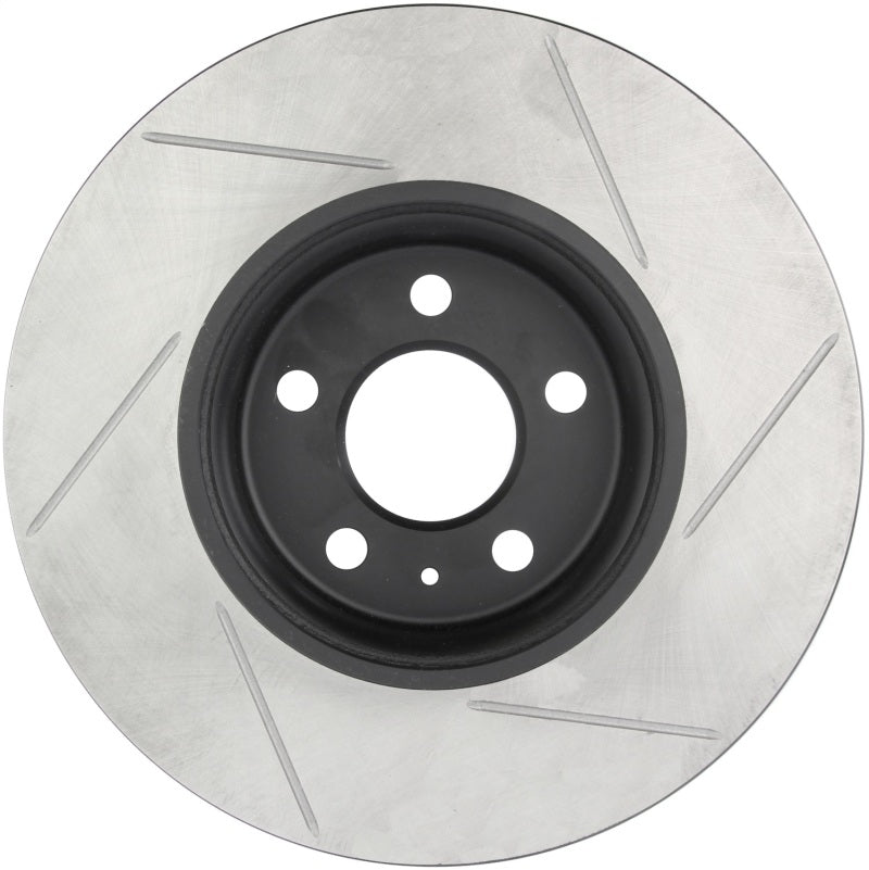 StopTech 09-10 Audi A4 / 08-10 A5 / 10 Audi S4 Front Right Slotted Rotor-thumbmail-9