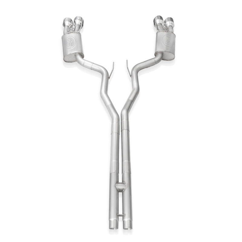 Stainless Works 2020 Ford GT500 Redline Catback H-Pipe Exhaust Factory Connect - Polished Tips-thumbmail-5