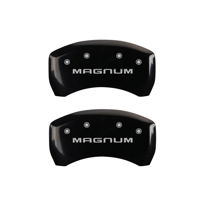 MGP 4 Caliper Covers Engraved Front & Rear Magnum Black finish silver ch-thumbmail-5