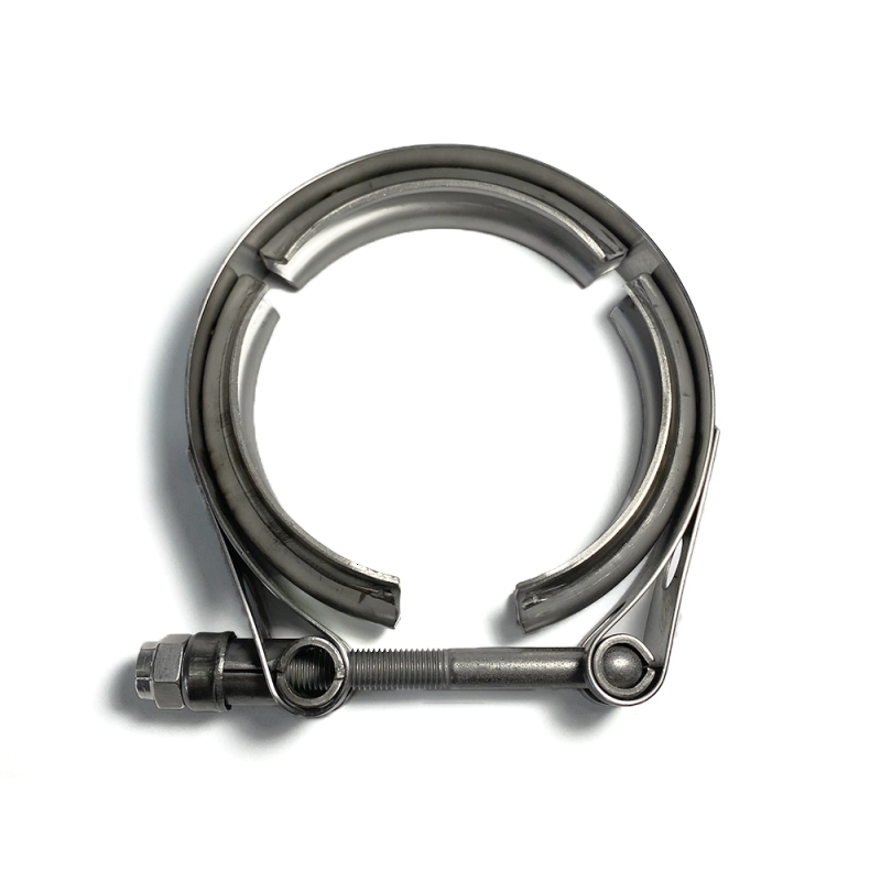 Ticon Industries 5in Stainless Steel V-Band Clamp-thumbmail-1