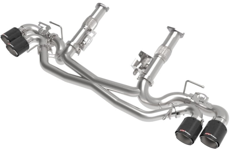 AFe MACH Force-Xp 304 Stainless Steel Cat-Back Exhaust Carbon 2020 Chevrolet Corvette C8-thumbmail-10