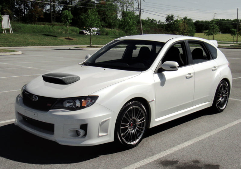 Seibon 08-10 Subaru Impreza WRX STI CWIII-Style CF Hood Scoop - Only Fits OEM Hood (Not Seibon Hood)-thumbmail-5