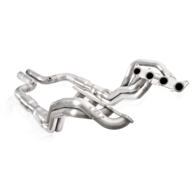 Stainless Works 15-18 Ford Mustang GT Aftermarket Connect 2in Catted Headers-thumbmail-2
