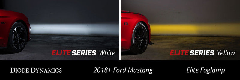 Diode Dynamics Elite Series Combination Fog Lamp for 18-21 Ford Mustang - Yellow (Pair)-thumbmail-7