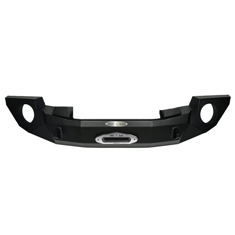 Rock Slide 07-18 Jeep JK 2-4 Door Rigid Full Front Bumper / No Bullbar / With Winch Plate-thumbmail-1