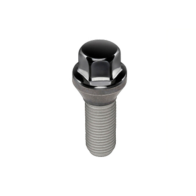 McGard Hex Lug Bolt (Cone Seat) M12X1.25 / 17mm Hex / 22.0mm Shank Length (Box of 50) - Black-thumbmail-2