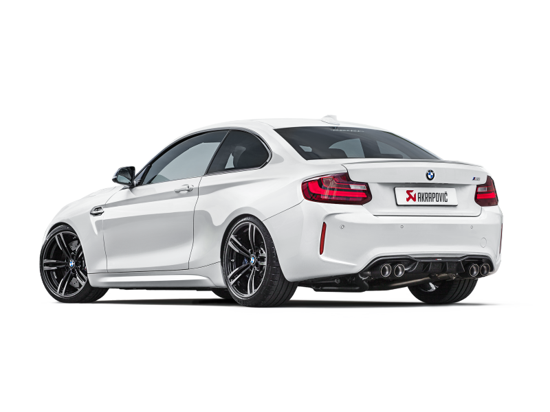 Akrapovic 16-17 BMW M2 F87 (Excl M2 Competition) Evolution Line Cat Back (Titanium) w/Carbon Tips-thumbmail-5